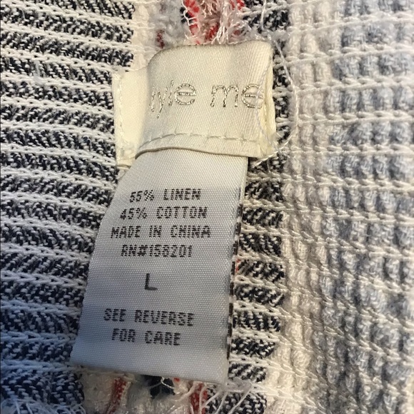 Style Me  Linen Blend Wide Leg Pant - Picture 6 of 7